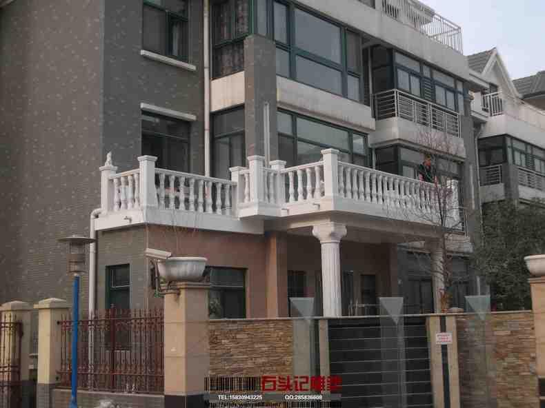 曲陽石雕漢白玉陽臺柱圖片