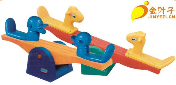 供應小鴨小馬蹺蹺板，幼兒園室內塑料玩具
