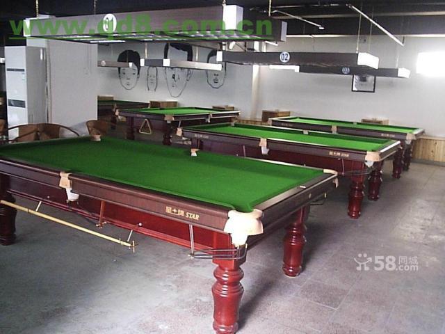 供應(yīng)九九成新四條腿正品二手星牌臺(tái)球桌