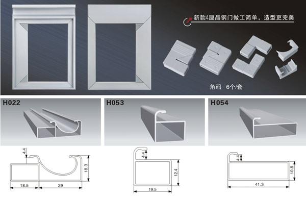 UV门封边铝材图片