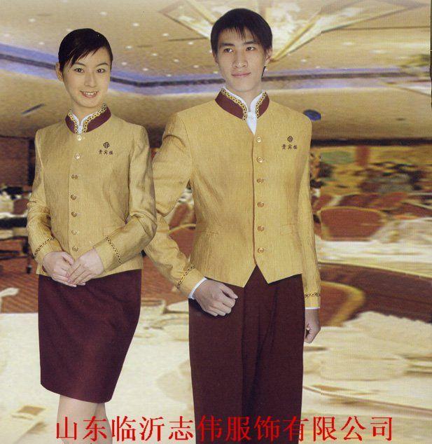 供應(yīng)臨沂酒店制服服務(wù)員制服哪里有訂做