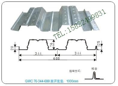 供应YX76-344-688楼承板压型钢板图片