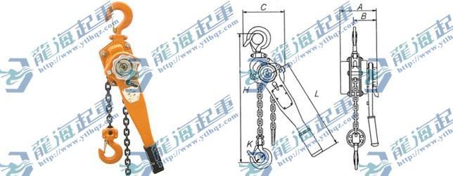 超迷你型手扳葫芦及韩国进口DK黑图片