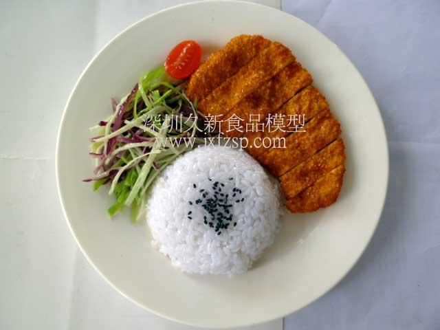 供應深圳快餐食品模型 各類便當模型，蓋飯模型熱賣中