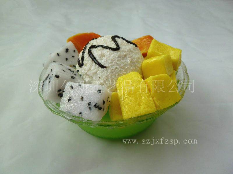 供應(yīng)深圳仿真布丁甜品模型 為甜品連鎖店制作的立體菜單
