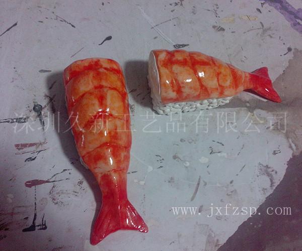 樹脂工藝品-蝦壽司模型圖片