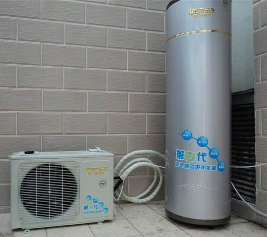 供应欧特斯空气能热水器别墅型300L图片