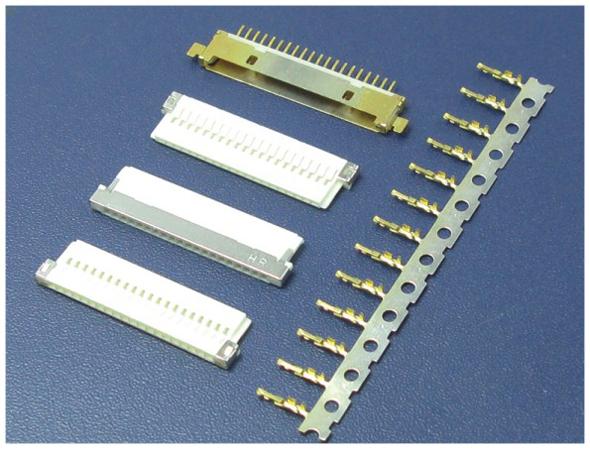 供应HRS连接器 DF191.0间距屏线连接器图片