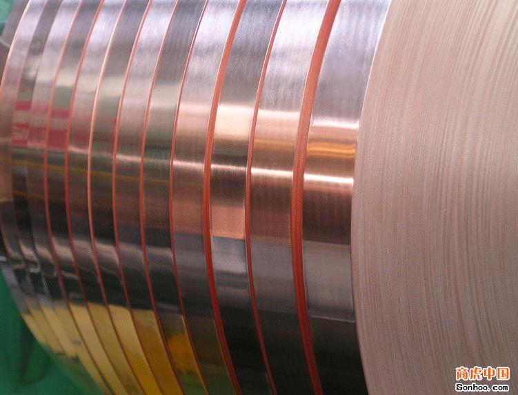 供應(yīng)C1100高精半硬紫銅帶，T1進(jìn)口高精超厚紫銅帶