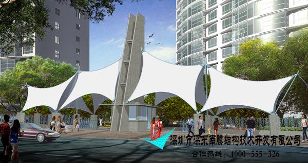 美國ECO膜】承接膜結(jié)構(gòu)，充氣膜，室內(nèi)膜，停車場膜