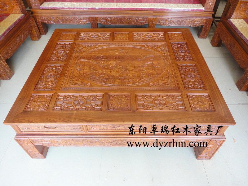 供應(yīng)卓瑞榮華富貴10件套廠家直銷東陽(yáng)紅木家具明清家具仿古沙發(fā) 紅木家具沙發(fā) 客廳沙發(fā)組合非洲花梨木家具