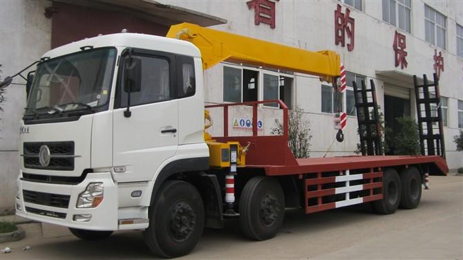 平板式隨車吊特種車圖片