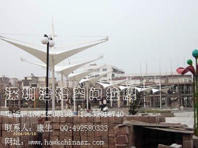 供应大型建筑拉膜工程施工/膜布材料加工销售/膜结构建筑技术开发