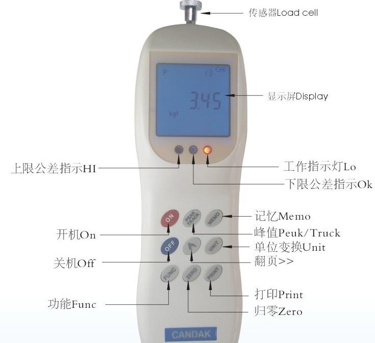 500KG数显推拉力计图片