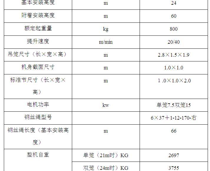 滄州黃驊渤海新區(qū)租賃自升龍門架施工升降機(jī)