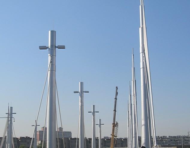 北京監(jiān)控立桿定做圖片