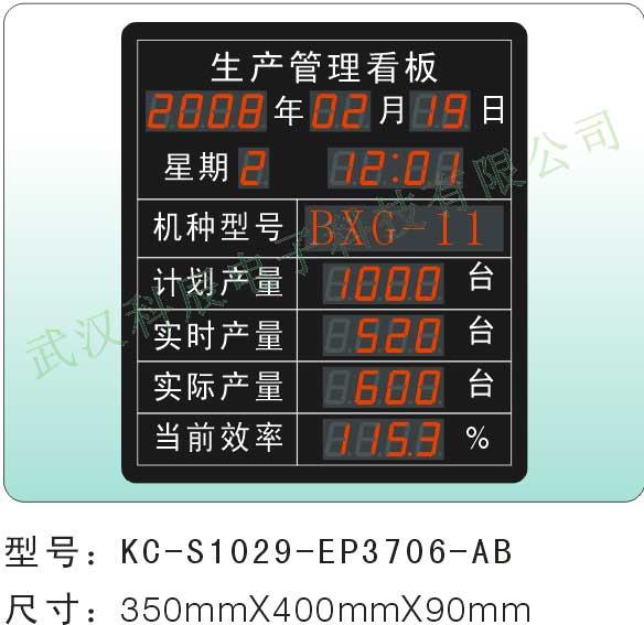 生產(chǎn)管理電子看板圖片