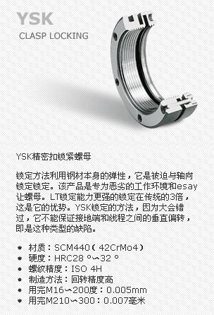 供應(yīng)YSR螺帽-YSA螺帽-YSF螺帽-YSK螺帽