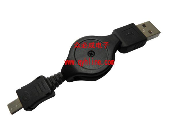 供應(yīng)收縮數(shù)據(jù)線,1.1版MIC USB收縮數(shù)據(jù)線