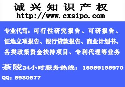 茶陵可行性研究报告和征地立项报告图片