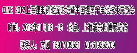 2012上海锂电新能源论坛暨全球锂离子电池技术展图片