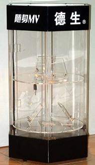 旋轉式亞克力展示柜訂做圖片