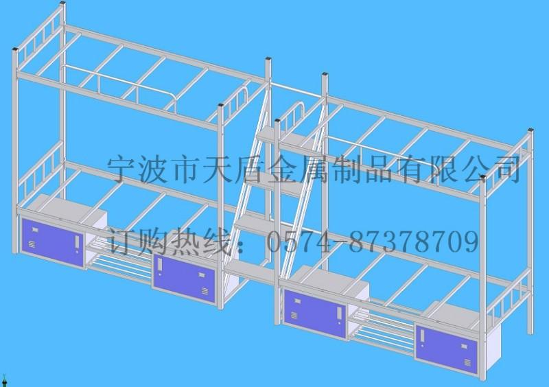 寧波天盾 供應(yīng)寧波*職工雙層床 慈溪余姚奉化臺(tái)高低床廠家