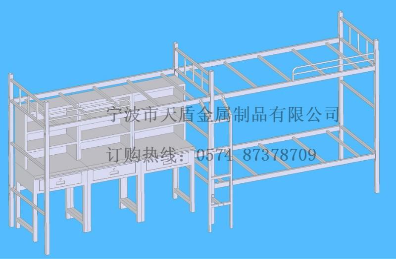 寧波天盾 供應(yīng)寧波*職工雙層床 慈溪余姚奉化臺(tái)高低床廠家