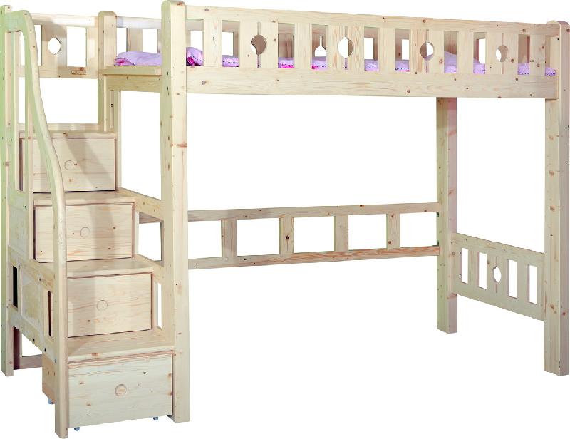 供應(yīng)松木兒童雙層床