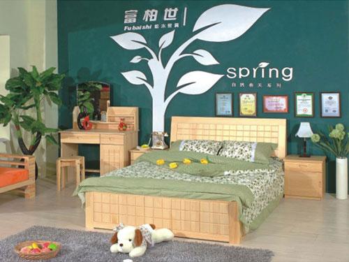 供應(yīng)全實(shí)木方格床