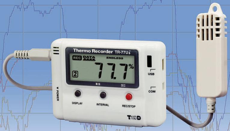 【日本进口 TD品牌】TR-77ui 高精度 温度/湿度记录仪图片