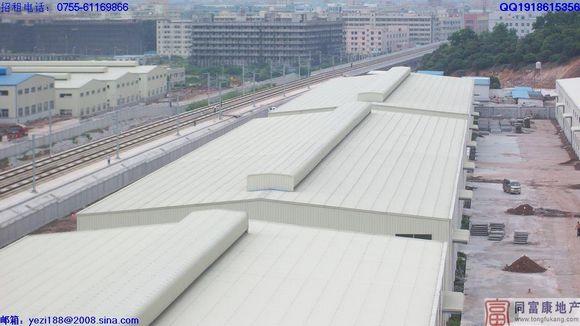 公明單層鋼結(jié)構(gòu)5800平米鋼構(gòu)廠房招租