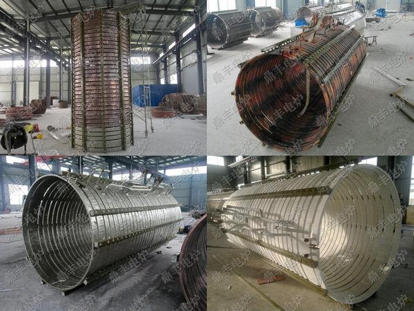 超大超長(zhǎng)真空爐感應(yīng)圈圖片