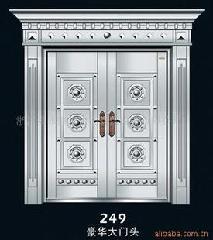 安裝不銹鋼羅馬大門圖片