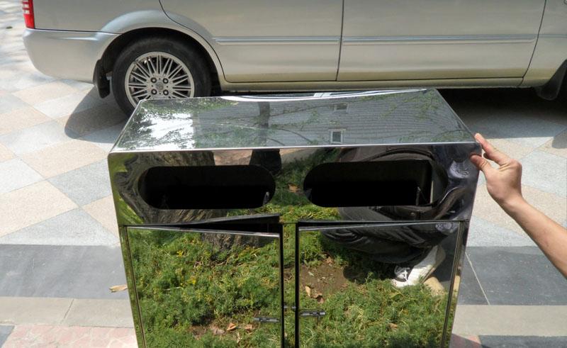 供應(yīng)不銹鋼垃圾箱加工安裝一條龍服務(wù)