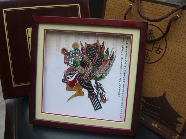 供應(yīng)西安皮影收藏皮影相框