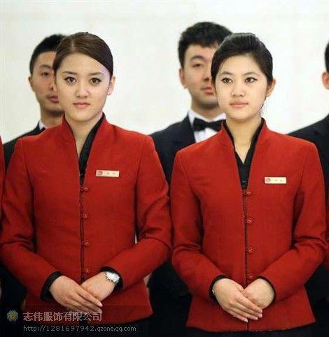 東營酒店工作服酒店服務(wù)員工作服圖片