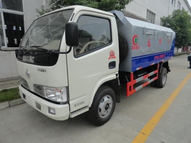 供應(yīng)東風(fēng)小霸王密封式垃圾車廠家直銷