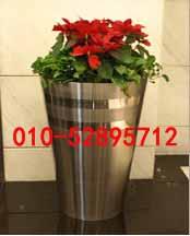 供應(yīng)定做新款不銹鋼花盆