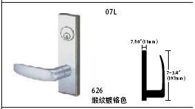 SCHLAGEM10L-07B-629插芯锁图片