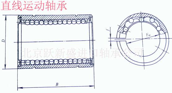 供應(yīng)標準型法蘭直線軸承LMK50UU韓國直線軸承進口軸承公司