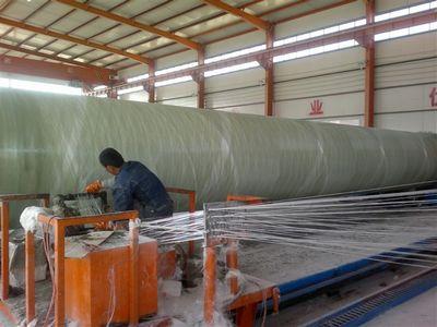 玻璃鋼夾砂管道玻璃鋼輸水管道圖片