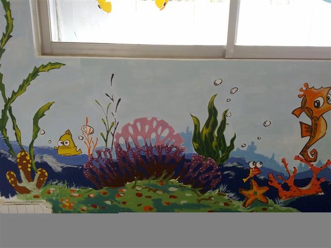 供應(yīng)上饒德興婺源廣豐玉山余干幼兒園彩繪手繪彩噴圖畫制作