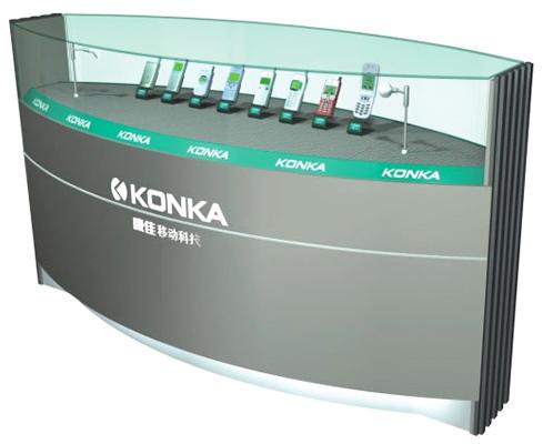 供應專業(yè)制作聯(lián)想蘋果索尼數(shù)碼展柜