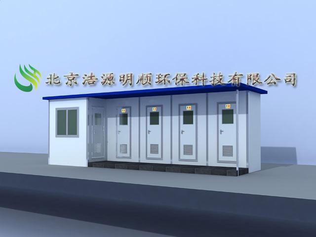 城市街道活動(dòng)廁所圖片