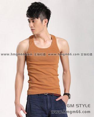 供應(yīng)彈力棉男裝背心批發(fā)時(shí)尚男款背心