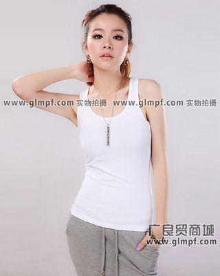 供應(yīng)夏季背心批發(fā)女裝羅紋背心批發(fā)