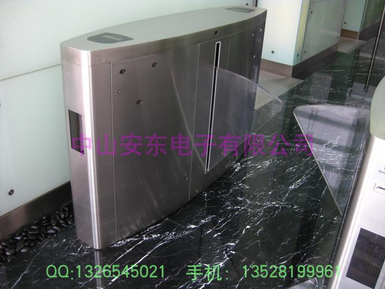 高檔豪華大圓弧翼閘擋閘速通門圖片/高檔豪華大圓弧翼閘擋閘速通門樣板圖 (3)