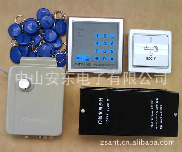 防盜門木門鐵門套裝出租房門禁圖片