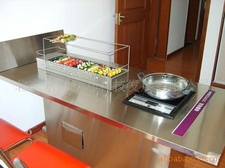 供應(yīng)自動(dòng)涮烤桌無(wú)煙碳烤爐